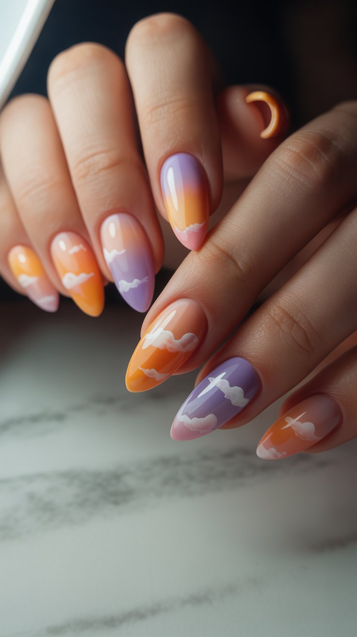 14 Breathtaking Sunset-Inspired Nail Designs You’ll Love