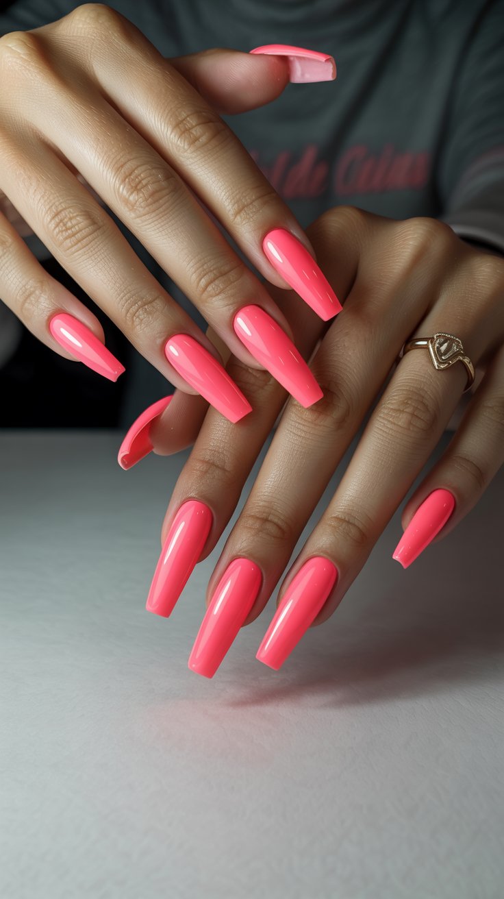 Obsessed with Neon Pink Nails? These 16 Stunning Styles Will Blow You Away