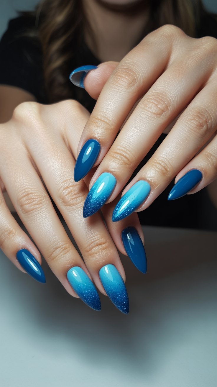 Trendy Blue Ombre Nail Designs That Are Absolutely Gorgeous