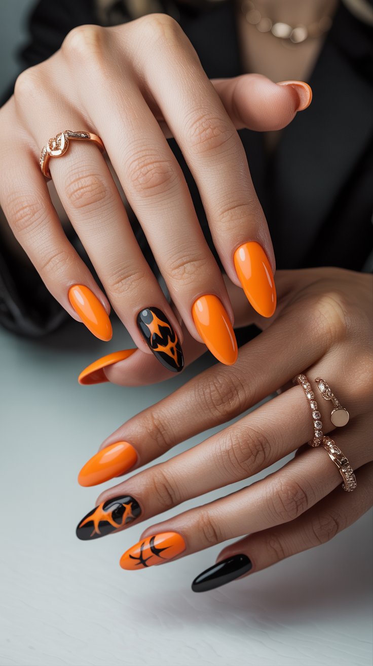 18 Orange Nail Designs That Will Instantly Boost Your Mood