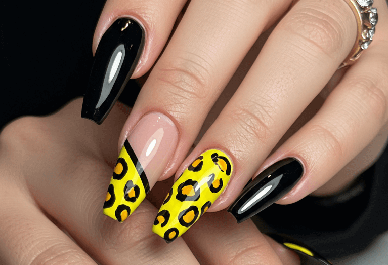 15 Bold Black and Yellow Nail Designs That Will Steal the Show