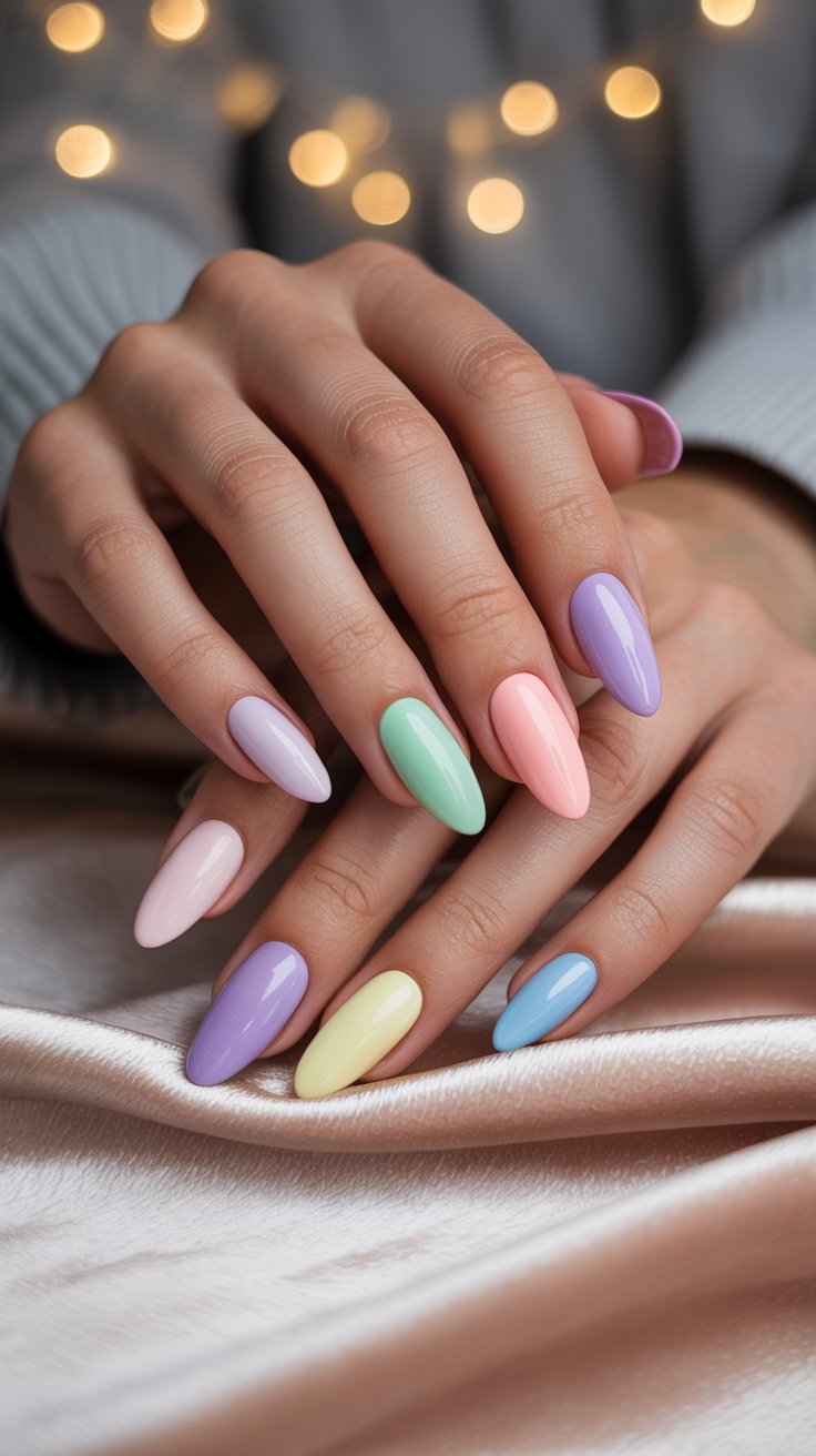 You’ll Fall In Love With These Short Pastel Nails