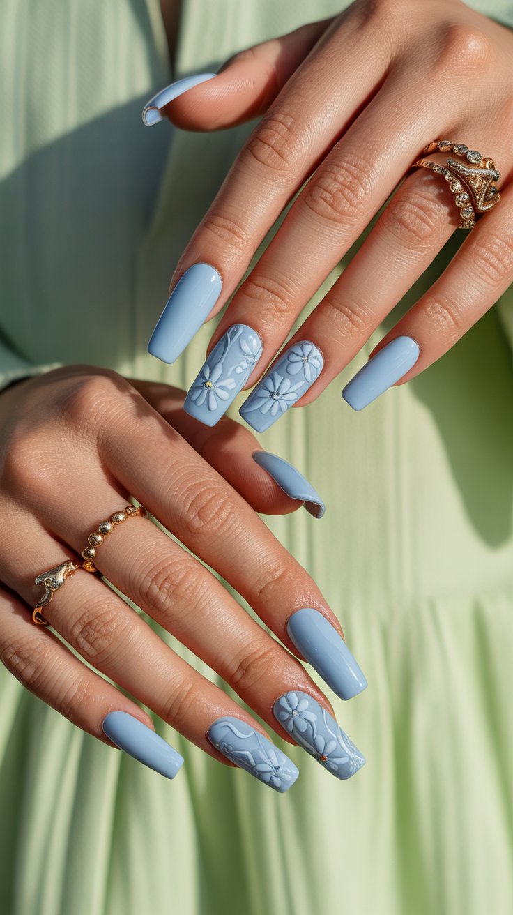 Addicted to Sky Blue? Discover the Hottest Nail Designs of the Season