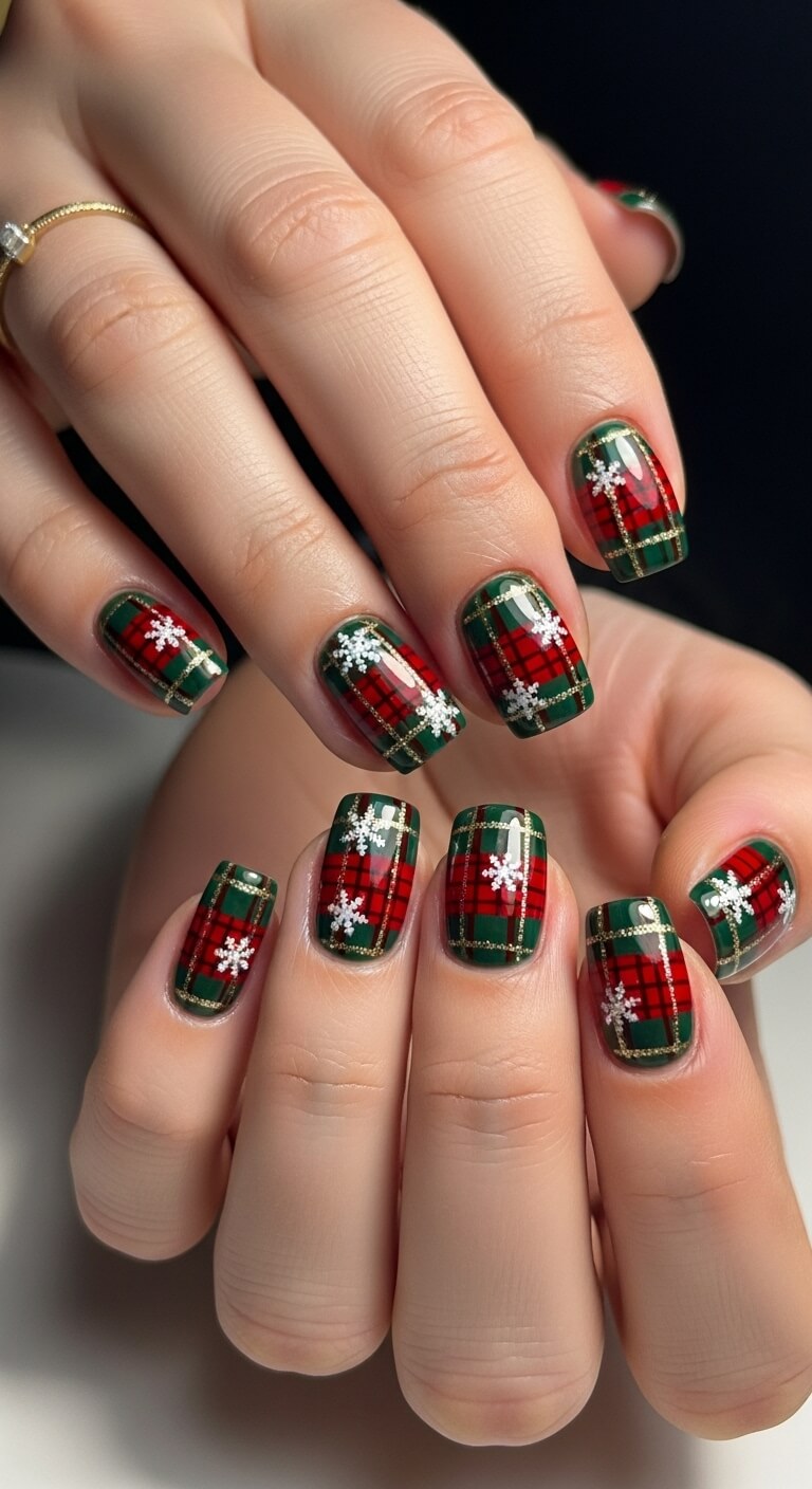 14 Short Christmas Nails That Prove You Don’t Need Length to Shine