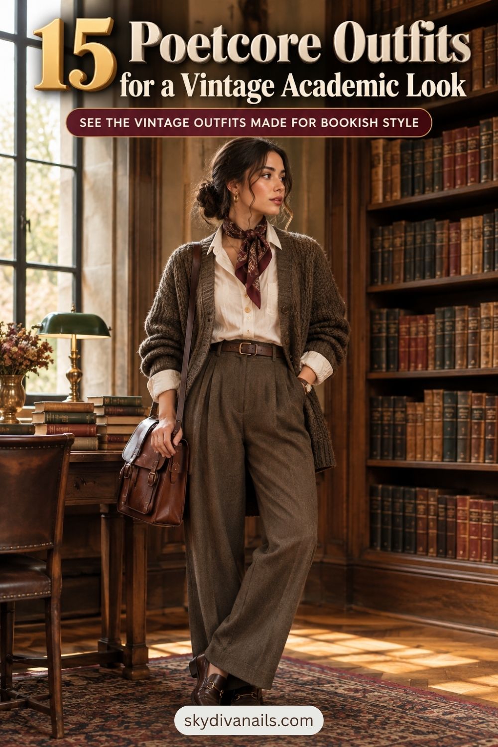 15 Poetcore Outfits for a Vintage Academic Look