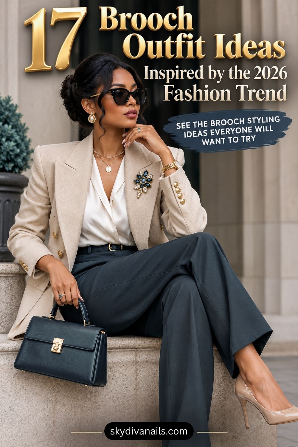 17 Brooch Outfit Ideas Inspired by the 2026 Fashion Trend