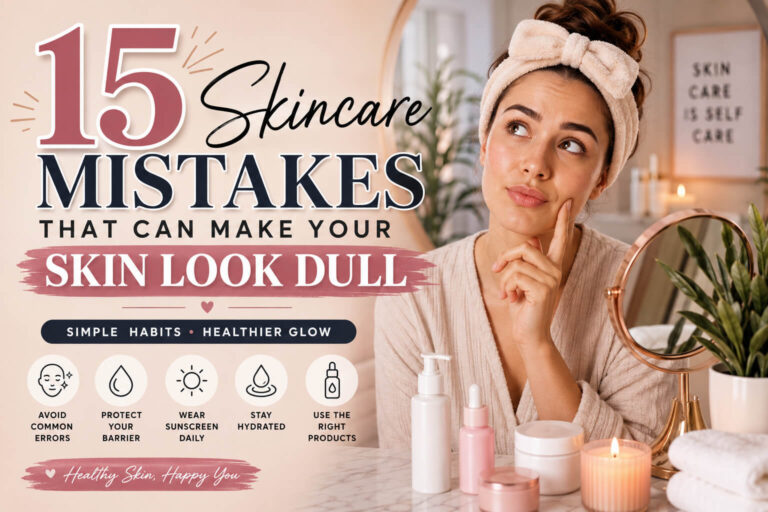 15 Skincare Mistakes That Can Make Your Skin Look Dull