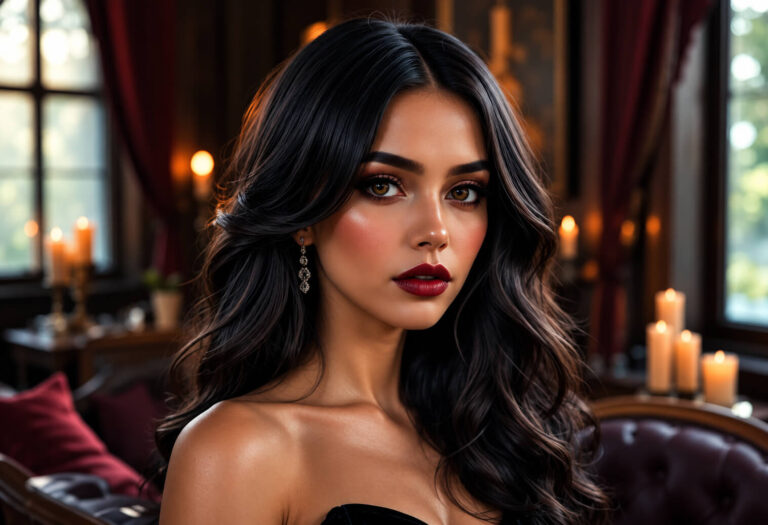 17 Romantic Goth Hairstyles for the Vamp Beauty Trend